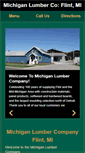 Mobile Screenshot of michiganlumber.com